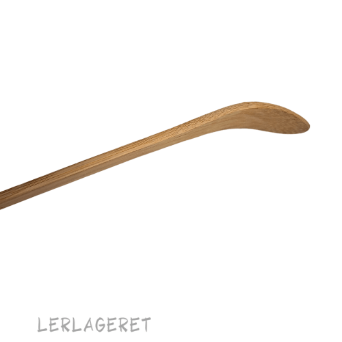 Dette værktøj er beregnet til at banke sider på dine håndmodellerede emner. Den buede ende bruges indvendig, for at skrabe og glatte ud, der hvor fingrene ikke kan nå.
22 cm lang og 20 mm bred.