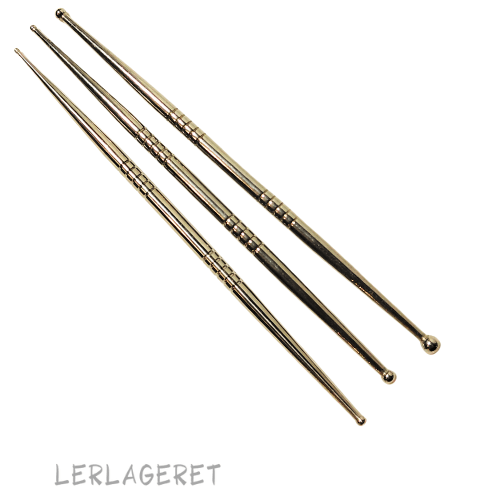 Dekorationsredskab med kuglehoveder
Meget fint værktøj fra Lerlageret
Pakke med 3 stk.
Kugle diameter: 1mm. 1,2 mm. 1,3mm. 2mm. 2,5mm. og 3mm.
13 cm. lange.