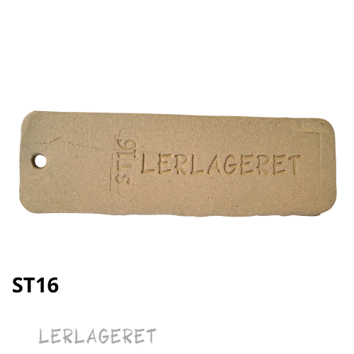 ST16 Den læderfarvede fra lerlageret.com
Den læderfarvede nuance giver din færdige keramik et rustikt, blødt og naturligt udseende, som passer perfekt til f.eks. den nordiske indretning. Den er god til det hele, drejning, pladeteknik og modellering.