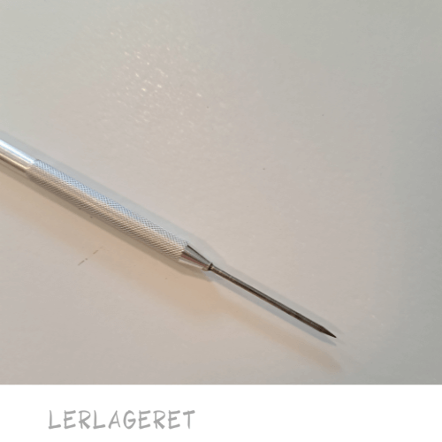Pottemager-nål i aluminium  15 cm.