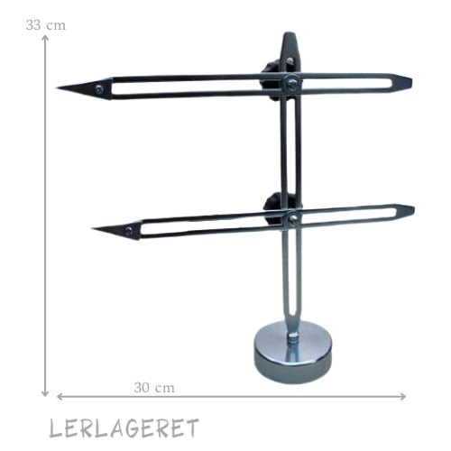 Drejemål 30x33 cm fra lerlageret.com

Med gode indstillings muligheder.&nbsp;

Hvis du har noget ventilgummi kan du med fordel sætte det på spidsen, det bøjer let af uden at ødelægge kanten, hvis du drejer helt op til spidsen.